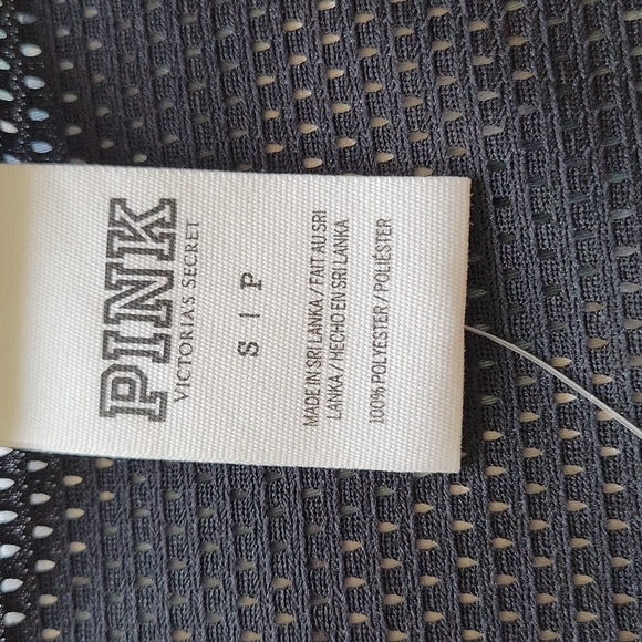 Victoria Secret PINK extreme mesh tank top NWT "gym and tonic" - Picture 3 of 8